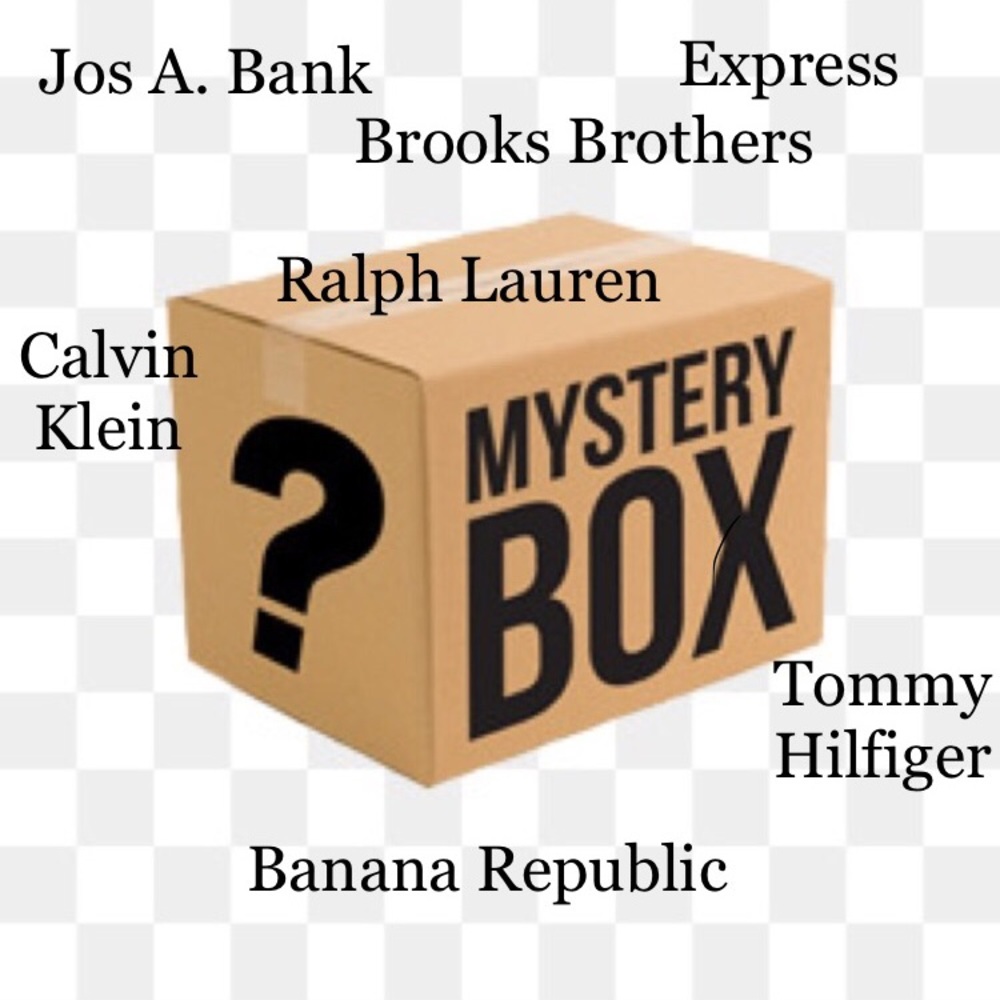 Mens Mystery Box Of 9 Piece Items Resell Or Keep